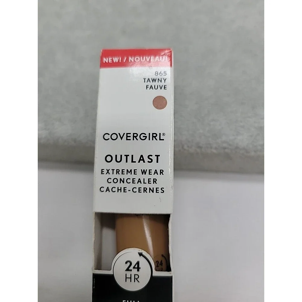 Covergirl Outlast Extreme Wear Concealer 865 Tawny Fauve Full Coverage Makeup